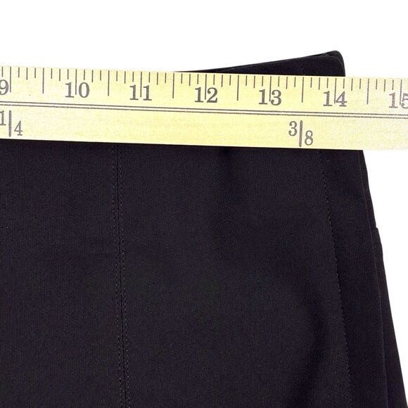 MM Lafleur Foster Cigarette Pants Black Side Zip Power Stretch Size 8 Office - Picture 6 of 11